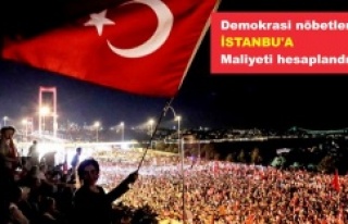 'Demokrasi nöbetleri'nin İstanbul'a...