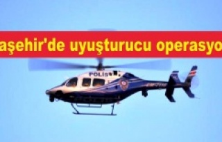 Ataşehir'de helikopter destekli uyuşturucu...