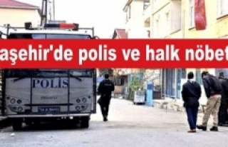Ataşehir'de polis ve halk nöbette