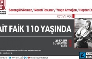 SAİT FAİK 110 YAŞINDA KADIKÖYDE ANILACAK