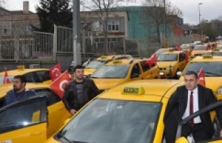 Taksicilerden İstanbul'daki terör saldırısına...