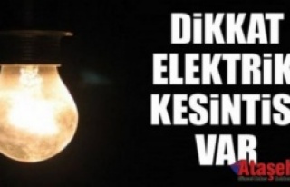 Ataşehir ve Pendik'de elektrik kesintisi