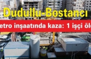 Dudullu-Bostancı Metro inşaatında kaza: 1 işçi...