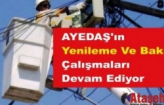 Ayedaş'tan Bakım ve Yenileme Çalışmaları