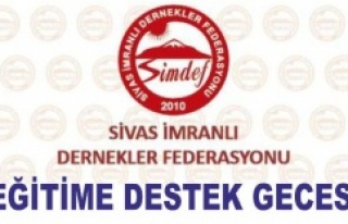 Sivas İmranlı Dernekler Federasyonu Eğitime Destek...