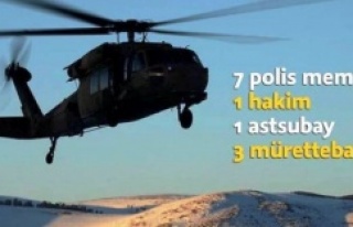 Tunceli'de helikopter düştü: 12 şehit