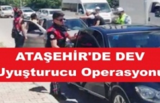 Ataşehir'de Dev Uyuşturucu operasyonu
