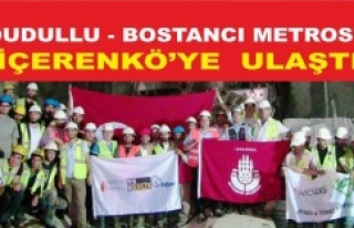 DUDULLU-BOSTANCI METROSU İÇERENKÖYE ULAŞTI