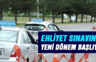 Ehliyet sınavında Yeni dönem başlıyor