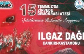 15 Temmuz Ilgaz Tırmanışı gerçekleştirildi