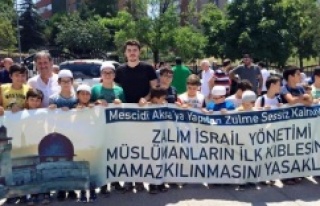 İsrail Ataşehir'de protesto edildi