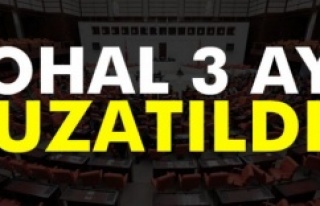 OHAL 3 ay uzatıldı