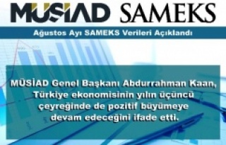 Ağustos Ayı SAMEKS Verileri Açıklandı