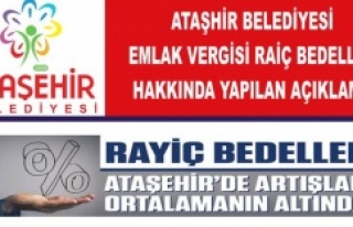 ATAŞEHİR BELEDİYSİNDEN EMLAK RAYİÇ BEDELLER...