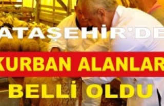 ATAŞEHİR'DE KURBAN ALANLARI BELLİ OLDU