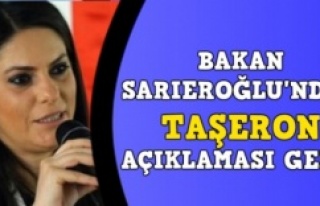 BAKAN SARIEROĞLUNDAN TAŞERON AÇIKLAMASI