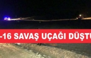 F-16 SAVAŞ UÇAĞI DÜŞTÜ 1 PİLOT ŞEHİT