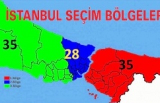 İstanbul seçim bölgeleri