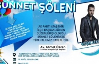 AK Parti Ataşehir Sünnet Şöleni Düzenliyor
