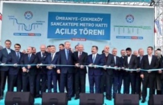 Üsküdar-Çekmeköy metro hattının ikinci etabı...