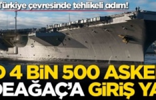 ABD 4 bin 500 askerle Dedeağaç'a yanaştı!