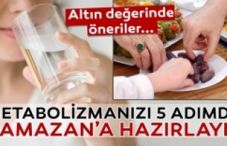 METABOLİZMANIZI 5 ADIMDA RAMAZAN’A HAZIRLAYIN