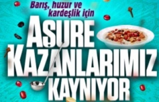 ATAŞEHİR'DE AŞURE KAZANLARI KAYNIYOR