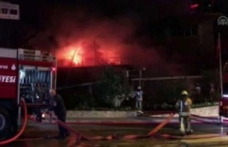 Ataşehir’de korkutan restoran yangını