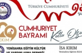 29 Ekim Cumhuriyet Bayramınızı kutlu olsun!