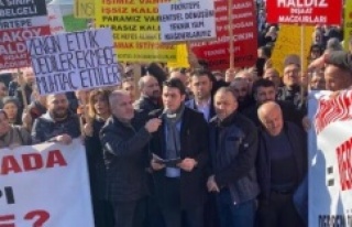 Fikirtepe kentsel dönüşüm mağdurlarından eylem