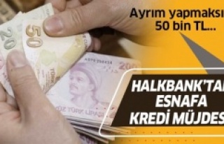 Halkbank’tan Esnafa Kredi Müjdesi