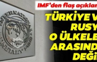 IMF, Türkiye ve Rusya yardım isteyen ülkeler arasında...