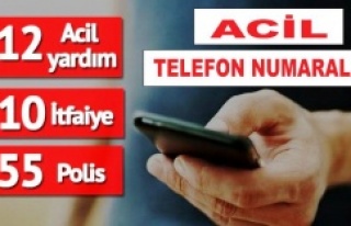 Acil Telefon Numaraları