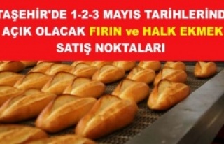 ATAŞEHİR'DE 1-2-3 MAYIS TARİHLERİNDE AÇIK...