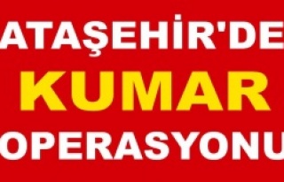 Ataşehir'de kumar operasyonu