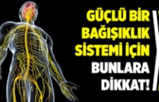 Güçlü Bir Bağışıklık Sistemi İçin Bunlara...