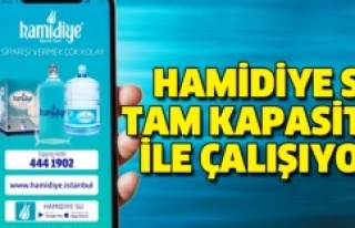 HAMİDİYE SU TAM KAPASİTE İLE ÇALIŞIYOR