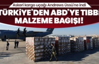 Türkiye'den ABD'ye tıbbi malzeme bağışı