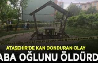 Ataşehir parkta baba oğlunu öldürdü