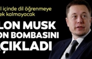 Elon Musk: Beş yıl içinde dil öğrenmeye gerek...