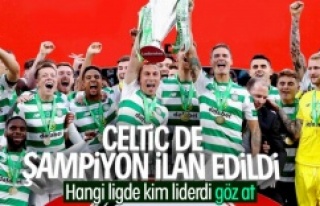 İskoçya'da Celtic şampiyon ilan edildi