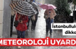 İSTANBUL’DA YAĞIŞLI HAVA BEKLENİYOR