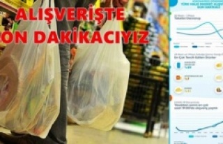 Türk halkı market alışverişinde son dakikacı