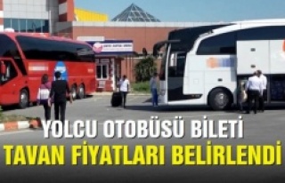 Yolcu otobüsü bilet fiyatları belirlendi