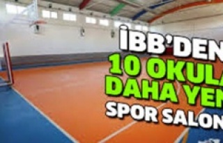 İBB’DEN 10 OKULA DAHA YENİ SPOR SALONU