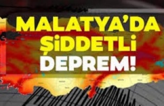 Malatya'da 5 büyüklüğünde deprem meydana...