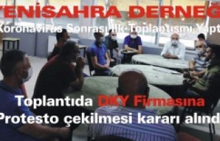 Yenisahra Derneği Koronavirüs Sonrası İlk Toplantısını...