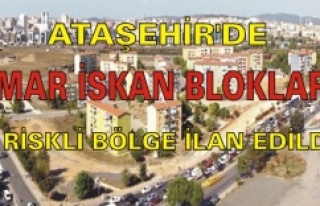 ATAŞEHİR'DE İMAR İSKAN BLOKLARI RİSKLİ...