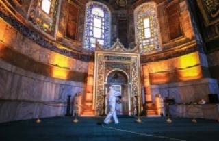 Ayasofya Camii 86 yıl sonra bayram namazına hazır