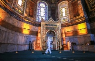 Ayasofya Camii 86 yıl sonra bayram namazına hazır